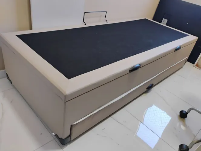 Cama box baú com auxiliar