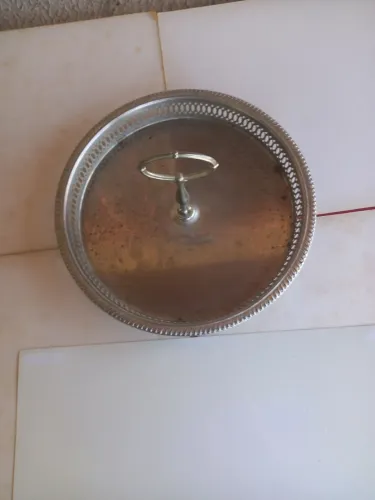 Bandeja de prata antiga
