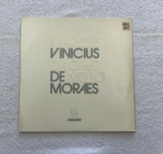Disco de Vinil Vinicius de Moraes - Marcos Vinicius da Cruz de Mello Moraes 1990