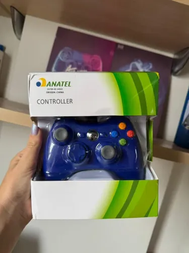 Controle Xbox 360 com fio - Novo