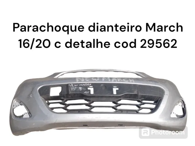 Parachoque dianteiro march 