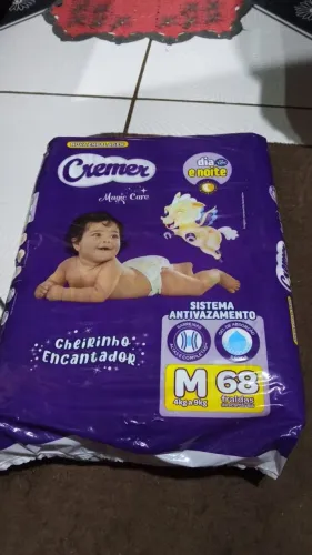 Fralda Cremer M com 68un