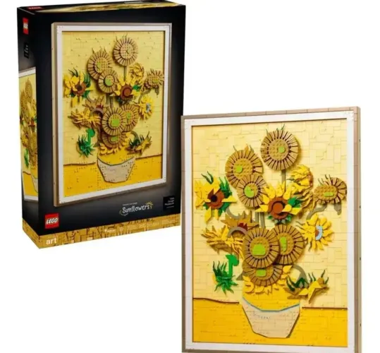 LEGO 31215 Art Vincent Van Gogh Sunflowers Quadro Decorativo
