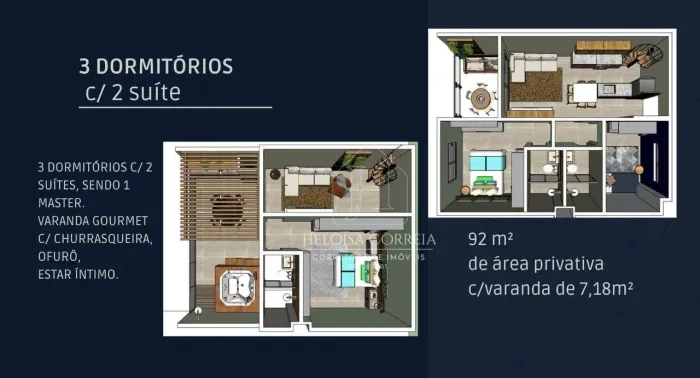 Apartamento com 3 dormitórios à venda, 92 m² por R$ 790.000,00 - Pirangi do Norte (Distrit
