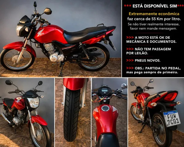 Vendo Fan 125 - Ano 2018
