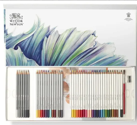 insor & Newton Conjunto de lápis misto, multicolorido, coleção box grande