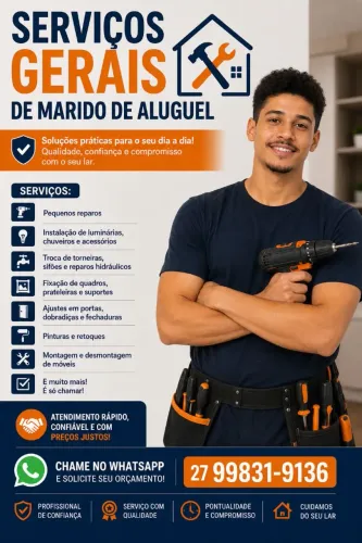 Serviços gerais ( marido de aluguel)