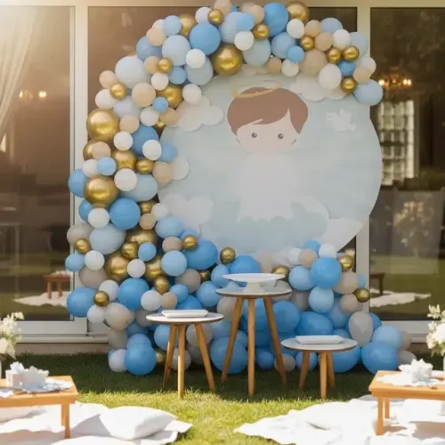 Decoração Batizado Menino