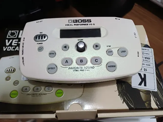 Processador Vocal Boss Ve-5 Vocal Performer