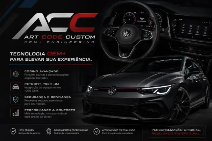 Desbloqueie funções ocultas do seu Volkswagen ou Audi