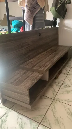 rack de parede com painel 