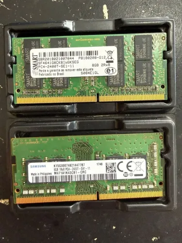 Memória ddr4 16gb (2x8) 2400 notebook