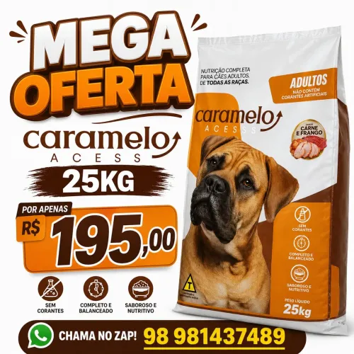 Mega Oferta RAÇÃO PREMIUM e super premium 