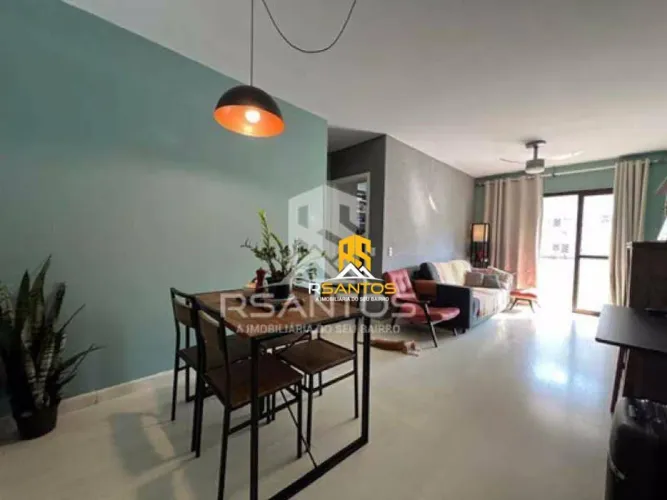 Rua Araguaia apartamento com 80m² varanda 2 quartos suíte varanda