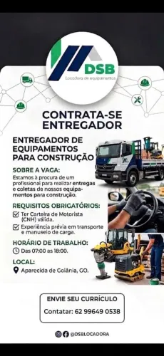 Motorista entregador