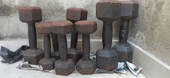 KIT DE HALTERES DE FERRO - 34 KG