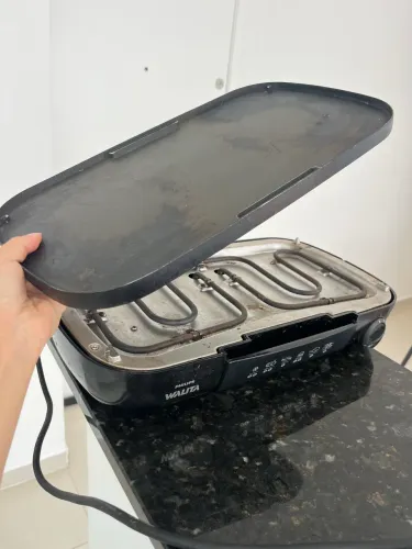 Chapa elétrica grill multifuncional 