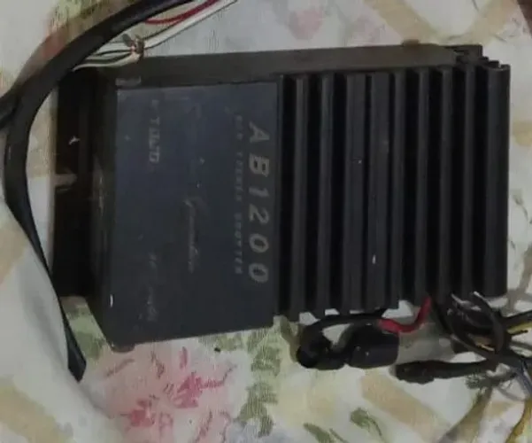 Módulo Amplificador Booster Antigo AB1200 Car Stereo - No Estado