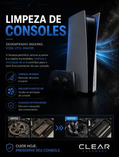 Limpeza Preventiva de Consoles