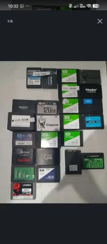 SSD lote 20un  120gb várias marcas( usado)