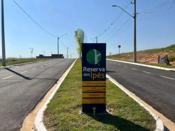 TERRENO DE 200M² Á VENDA NO RESIDENCIAL RESERVA DOS YPÊS - BOITUVA/ SP
