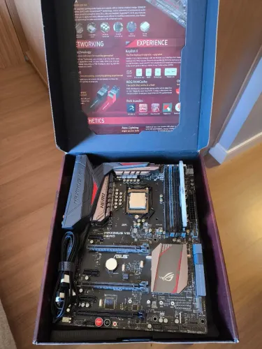 Vendo Kit Placa Mãe Asus Maximus VIII Hero + Intel Core i7 6700k + Memória DDR4 16GB