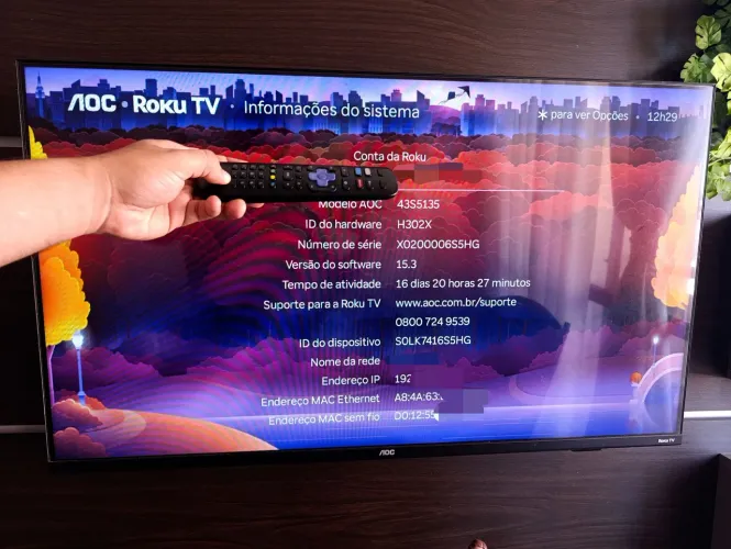 TV SMART AOC 43"