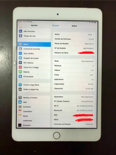 Ipad mini 3 de 64 gb