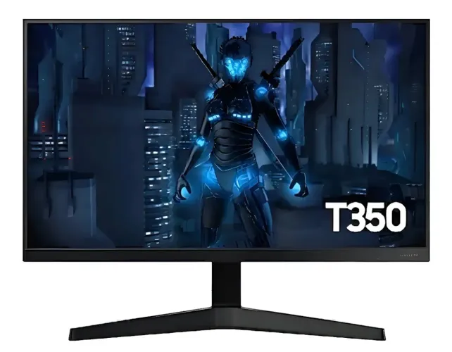 Monitor Gamer Samsung 24" FHD 75Hz HDMI VGA Freesync Preto Série T350
