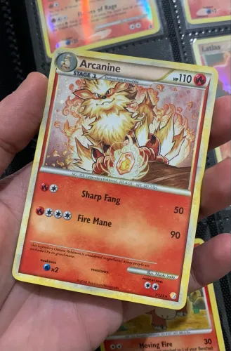 Carta de pokemon arcanine