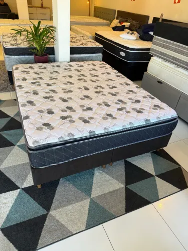 Colchão Queen PROBEL com base box - Entrego HOJE!