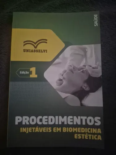 livro procedimentos injetáveis em biomedicina estética