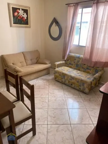 Apartamento 1 dorm com Piscina em Vila Tupi - Praia Grande