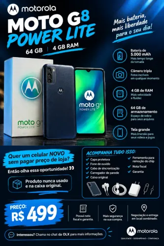 MOTO G8 POWER LITE 64GB | 4GB RAM