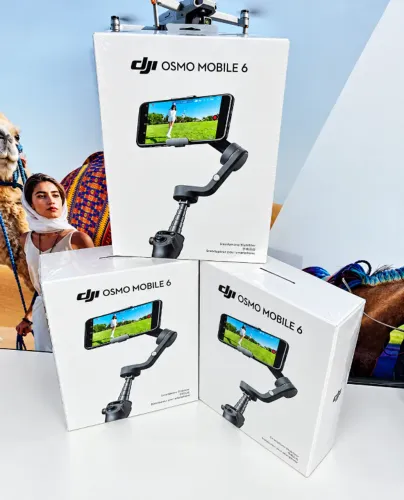 gimbal estabilizador de imagem DJI osmo mobile 6 3 eixos - pronta entrega