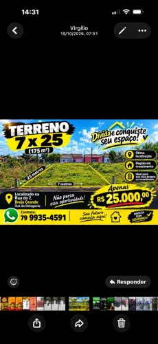 Terre 7x 25. Em brejo grande