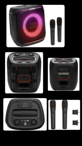 Caixa de Som JBL Partybox Encore 2 Bluetooth 2 Microfones