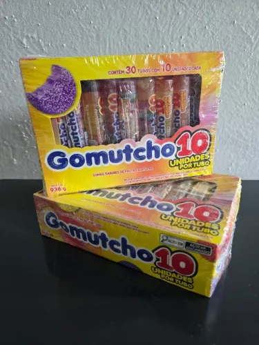 Bala de Goma Gomutcho Yogurt 31g - Caixa com 30 Unidades | Lote com 15 Caixas