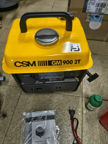 Gerador CSM GM 900 2T (127V) - Apenas 5h de Uso! Na Caixa com NF