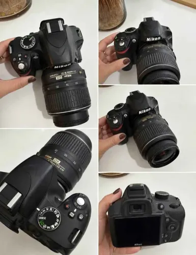 Câmera Nikon D3200 + Cartão SD 128GB