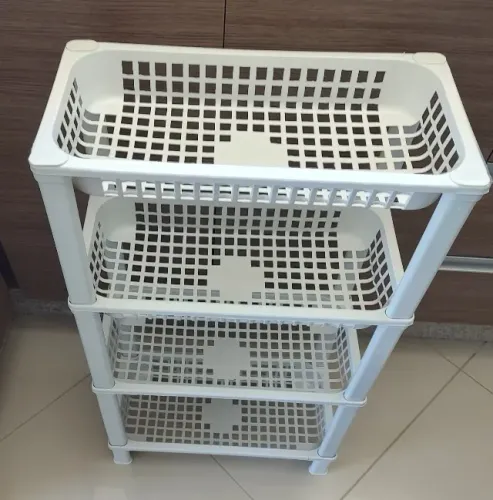 Prateleira / Fruteira de plástico multiuso Branca 