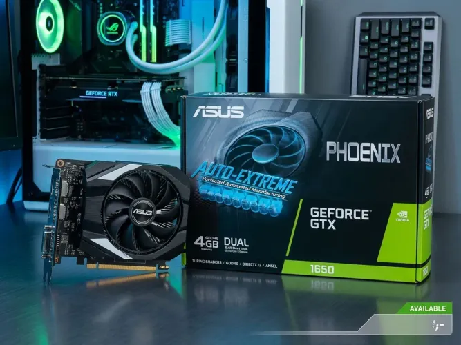 Placa de Vídeo ASUS Phoenix GeForce GTX 1650 4GB GDDR5 / GDDR6