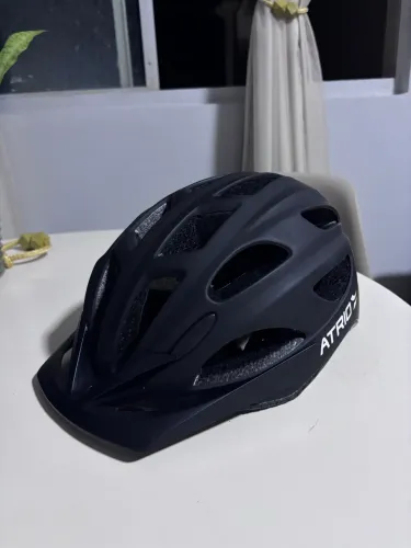 Capacete Bike Atrio MTB 2.0 Preto Com Led Traseiro