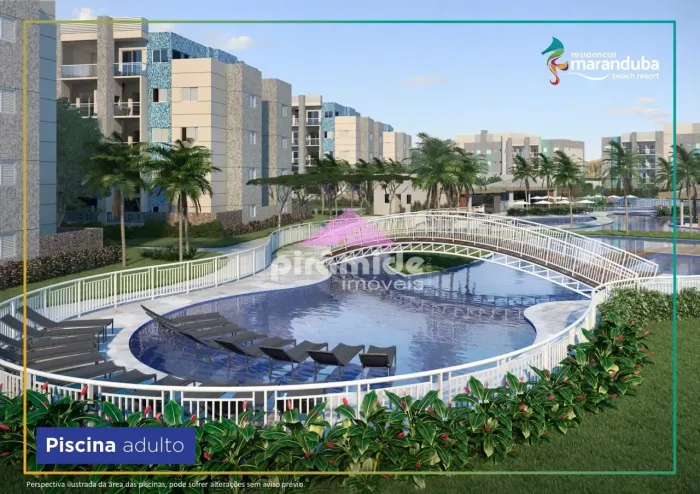 Apartamento com 2 dormitórios à venda, 78,2m² por R$ 725.200,00 Praia do Sapê Ubatuba/SP