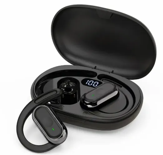 Fone De Ouvido Sem Fio OWS Q12 Bluetooth 5.4 Esporte Academia