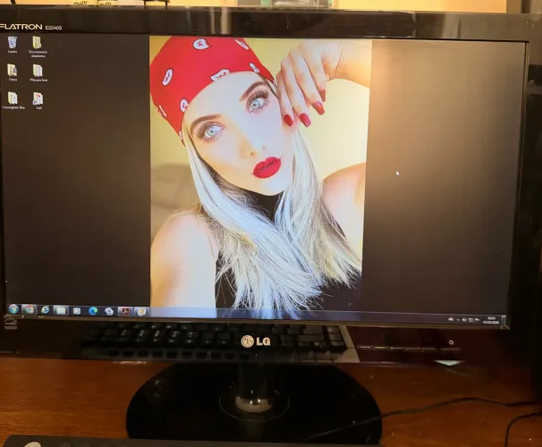 Computador completo com monitor LG E2240S 21,5 polegadas