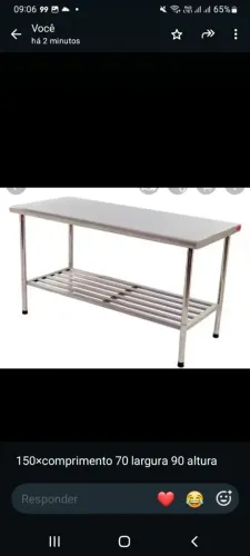 Mesa de inox 
