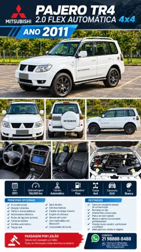 Mitsubishi Pajero TR4 2.0/ 2.0 Flex 16V 4X4 Aut. 2011