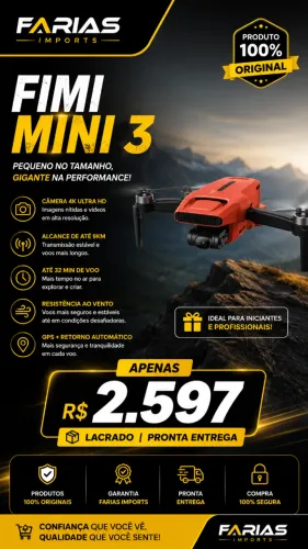 Drone Fimi Mini 3 Lacrado