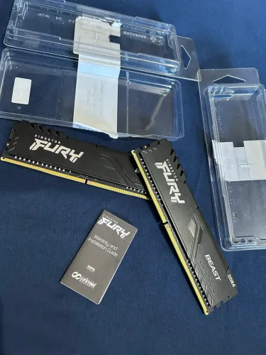 Kit 2 Memórias RAM Fury Beast 8gb